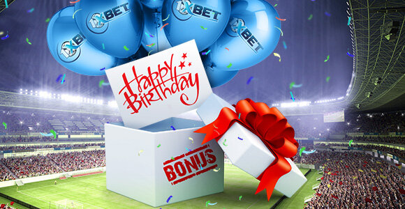 1xBet Birthday bonus